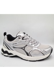 Resim Greyder 59218 Gümüş Renk Deri Kadın Sneaker Spor Ayakkabı 