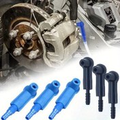 Resim 2/4/8/10 adet Fren Sıvı Bleeder Bleeding Connector Adapter Joint için Yağ Hava Hortum Değiştirici Değişim Boru Sistemi Aracı Kiti, Arabalar için Hızlı Pompalama Nip 