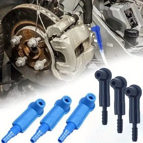 Resim 2/4/8/10 adet Fren Sıvı Bleeder Bleeding Connector Adapter Joint için Yağ Hava Hortum Değiştirici Değişim Boru Sistemi Aracı Kiti, Arabalar için Hızlı Pompalama Nip 