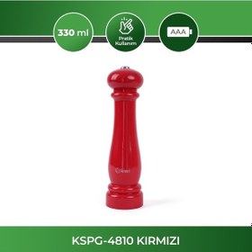 Resim Kiwi Kspg-4810 Otomatik Tuz&amp Baharat Değirmeni Kırmızı Çok Renkli 