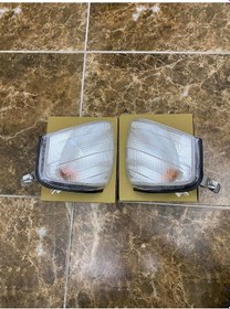 Resim Alcamlar Mercedes W202 Sinyal Lambası Takımı Sağ-Sol Beyaz Depo 