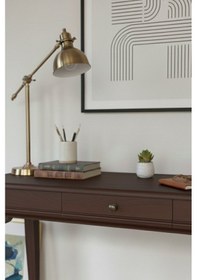 Resim Regnum Fransız Still Ahşap Çalışma Masası 80x125 Koyu Ceviz 