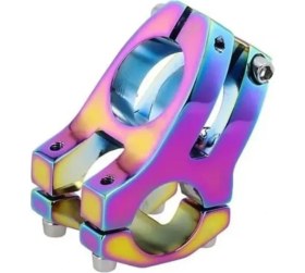 Resim Streak Wake Alüminyum Renkli Kısa Gidon Boğazı 31,8mm Rengarenk Yedek Parça Hafif ve Dayanıklı 