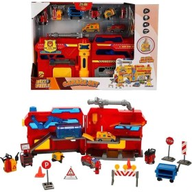 Resim MCM Group 4539 Maxx Wheels Sesli ve Işıklı Garaj Seti Inşaat Garajı -Sunman 