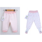 Resim Ciccim Ciccimbaby %100 Pamuk Antialerjik Bebek Cildine Uygun Tek Alt Patikli Alt Set Alt Pijama Alt 4650 