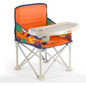 Resim Minimono Büyük Boy Katlanır Portatif Mama Sandalyesi - Turuncu-Tuval 