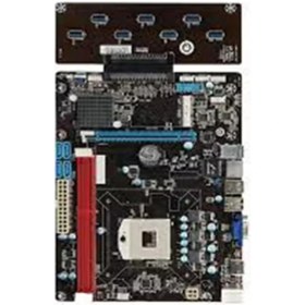 Resim Uslucan Alışveriş Esonic Qs8-Btc Combo Intel Celeron Işlemcili HM65 1600 Mhz Ddr3 Soket 988 Atx 8li Mining Anakart 