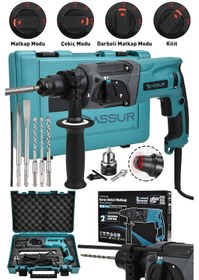 Resim Assur ASR519 850 W Darbeli Kırıcı Delici Hilti Mavi 
