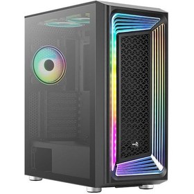 Resim Aerocool INTERSTELLAR 1200W 80+ Gold 3x12 Cm Argb Fanlı Bilgisayar Kasası Siyah 