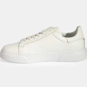 Resim Desa Erkek Beyaz Bağcıklı Deri Sneaker 