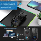 Resim Flybuy Uyumlu Tuşlu, T26 Şarj, Rgb Pc/mac Oyun Mufunye Kablosuz Hxsj Hızlı Faresi: Aydınlatma, 7 4800dpı, 001 Rb 001 