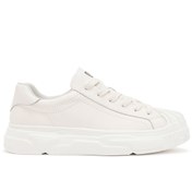 Resim Derimod Erkek Beyaz Bağcıklı Deri Sneaker 24WFD690218 
