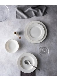 Resim Madame Coco Galena 6 Kişilik 24 Parça Yemek Takımı - Beyaz/silver 8684427193433 Çok Renkli 