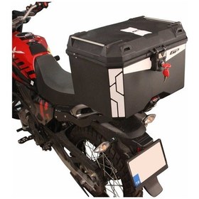 Resim Gp Kompozit Universal 45 Lt Plastik Motosiklet Çantası Siyah Çok Renkli 