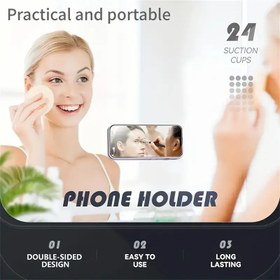 Resim 24 Emme Silikon Telefon Tutucu - Kaymaz, Kendinden Yapışkanlı Emme Kupası Etiketleri, Cep Telefonları, Taşınabilir Şarj Cihazları ve Aksesuarlar İçin Dayanıklı Çift Taraflı Tasarım, Güvenli Tutuş ve Kolay Erişim İçin 