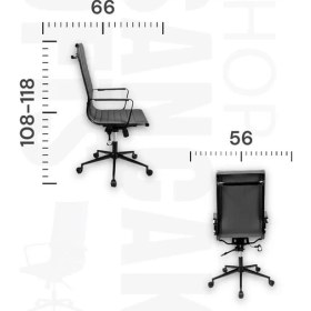 Resim Bety Yönetici Koltuğu Taba Deri 