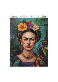 Resim Pirinç Dekopaj Kağıdı 30x42cm Pt-2554 Frida Kahlo 