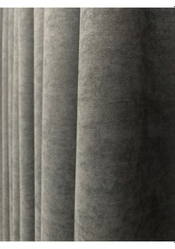 Resim Antrasit Petek Kadife Fon Perde Ekstrafor Büzgülü Ütü İstemez Fon Antrasit 