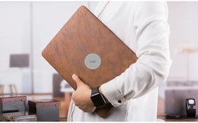 Resim McStorey MacBook Air M1 Uyumlu 13 İnç Premium Deri Kılıf İnce Sert Kapak Hafif Yapı Şık ve Dayanıklı Günlük Koruma Kahverengi 