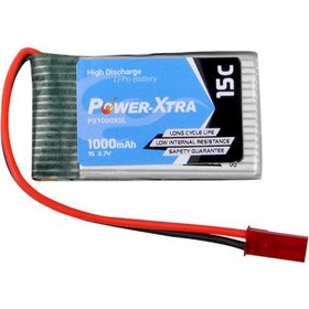 Resim Power-Xtra PX1000XSL 3.7V 1S1P 1000 mAh (15C) Li-Polymer Pil 