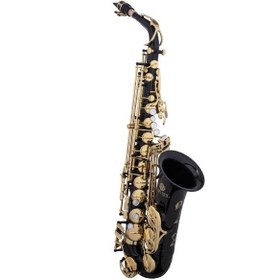 Resim Jupiter JAS1100GOQ Alto Saksafon (Gold/Orange) | Özel Seri Renkli Gövde 