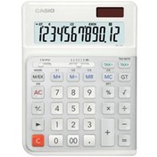 Resim Casio DE-12E-WE Beyaz 12 Hane Masa Üstü Ergonomik Tuşlu Hesap Makinesi 