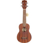 Resim Malibu FZU-110S Soprano Ukulele (Natural) 