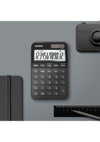 Resim Casio Ms-20yc-bk-w-dp Hesap Makinesi Desktop Gri - Siyah 