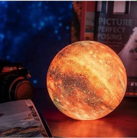 Resim Galaksi Dekoratif Dokunmatik Ve Şarjlı Gece Lambası Çok Renkli 