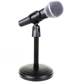 Resim Microcase Metal Ayaklı Masaüstü Mikrofon Ayaklığı Karaoke Mikrofon Tutucu Stand Model : AL2323 
