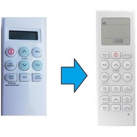 Resim BEKO 5401460399 İnverter Klima Kumandası 