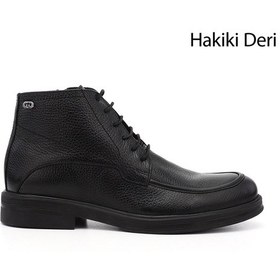 Resim Gönderi(R) Gönderi R Erkek Floter Fermuarlı Hakiki Deri Klasik Bot Dkmb64901653 Siyah 