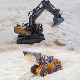 Resim Uzaktan Kumandalı Kazıcı - 11 Kanal Alüminyum Uzaktan Kumandalı Kazıcı, 680 Derece Dönebilen Metal Kürek, Erkekler İçin Açık Hava Kum ve Kar Oyuncak, Dayanıklı Plastik, 1200mAh Uzun Ömürlü Pil, İdeal Noel veya Doğum Günü Hediyesi, Oyuncak Kazıcı, Canlı Tasarım, Sağlam Yapı 
