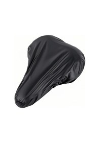 Resim Qingmipy Bisiklet Oturak Yağmurluk - Pvc Materyal, Hafif Ve Katlanabilir, Dağ Bisikleti Saddle Koruyucu Kılıfı Siyah 