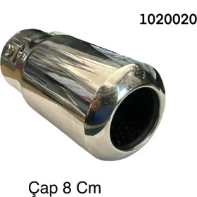 Resim Gcstore Egzoz Ucu Yuvarlak 80MM 