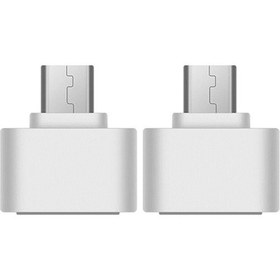 Resim 2pcs USB 2.0 Bir Dişi - Mikro USB Pin Erkek (Yurt Dışından) 