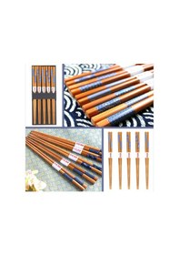 Resim Omeniv Beş Çift (10) Chopstick Set Bambu Yemek Sushi Noodle 