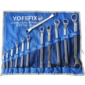 Resim YOFEFIX 12 Parça Çift Ağızlı Lokma Anahtar Seti (6-32 mm) 