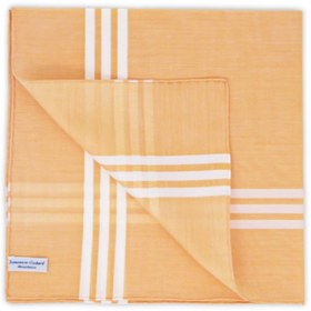 Resim 3 Bandes Orange Clair Cep Mendili 