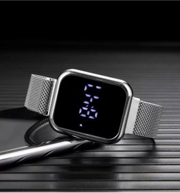 Resim pullmarkt Çelik Unisex Kol Saati Led Kol Saatleri Genç Yetişkin 