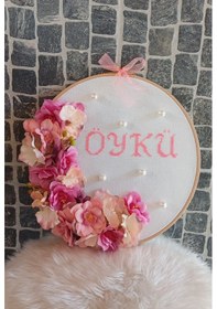 Resim Bebek Kapı Süsü Pembe 