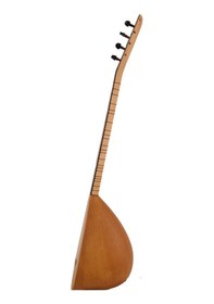 Resim Telli Çalgı Yapım Uzun Sap 37,5 Tekne Yaprak Dut Profesyonel Bağlama 