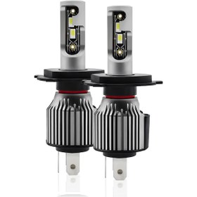 Resim Samdoo H4/9003 Led Far Ampulü 12000lm 6500k Ultra Parlak, Ip68 Su Geçirmez, 2 Adet 
