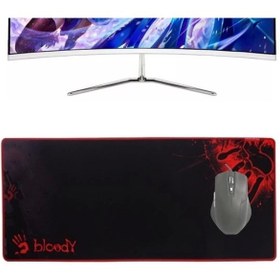Resim 90x40 Mouse Pad Gaming Oyuncu Gamer Kaymaz Taban Büyük Boy Ofis Tipi Fare Altlığı Goliathus 1243 