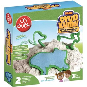 Resim NessiWorld Bu-Bu Games Oyun Kumu ve Çiftlik Hayvan Kalıplı Set 500 gr 
