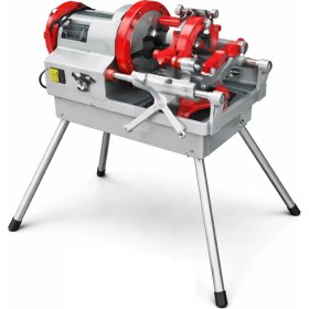 Resim Badem10 Elektrikli 220 Volt Diş Açma Pafta Makinesi 1000 W Tezgah Tipli 2" Taraklı Bıçaklı Boru Paftası 