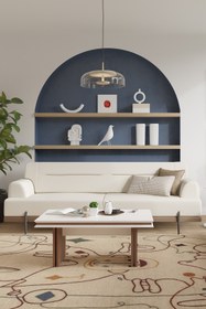 Resim Modalife Linen Üçlü Salon&oturma Odası Kanepe - Krem 