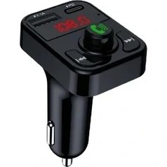 Resim Tp Buğz Qc 3.1A USB &amp; Pd /tf Fm Transmitter 