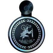 Resim HMNL Oto Resimlik Vantuzlu SİYAH BEYAZ 7 CM 