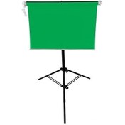 Resim Weifeng 135cm x 185cm Kumaş Greenbox (Yeşil) Taşınabilir Portre Fon Perdesi 